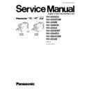 Panasonic NV-GS5EG, NV-GS5EGM, NV-GS5B, NV-GS5EN, NV-GS5A, NV-GS5ENT, NV-GS4EG, NV-GS4EGM, NV-GS4B Service Manual