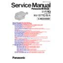 Panasonic NV-S77E, NV-S77B, NV-S77A Service Manual