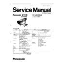 Panasonic NV-VS3EN, NV-VS3A Service Manual