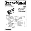 Panasonic NV-VX10EN, NV-VX10EG, NV-VX10A, NV-VX9B Service Manual