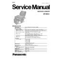 Panasonic EP-MA51, EP-MA51CX800 Service Manual
