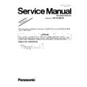 Panasonic KV-S1037X (serv.man2) Service Manual Supplement