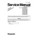 Panasonic KV-S1057C, KV-S1027C, KV-SL1066, KV-SL1056, KV-SL1055, KV-SL1036, KV-SL1035 (serv.man3) Service Manual Supplement