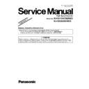 Panasonic KV-S3105C, KV-S3085 Service Manual Supplement