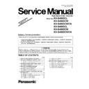 Panasonic KV-S4065CL, KV-S4065CW, KV-S4065CWCN, KV-S4085CL, KV-S4085CW, KV-S4085CWCN (serv.man2) Service Manual Supplement