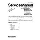 Panasonic KV-S4065CL, KV-S4065CW, KV-S4065CWCN, KV-S4085CL, KV-S4085CW, KV-S4085CWCN (serv.man6) Service Manual Simplified