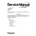Panasonic KV-S7075C-U (serv.man2) Service Manual Supplement