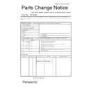 Panasonic KV-SS020, KV-S2045C (serv.man2) Service Manual Parts change notice