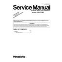 Panasonic UB-T760 (serv.man2) Service Manual Supplement