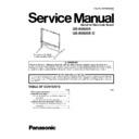 Panasonic UE-608005, UE-608005-G Service Manual