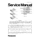 Panasonic KX-HT82480, KX-HT82470, KX-HT82460 Service Manual