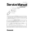 Panasonic KX-NT321RU (serv.man2) Service Manual