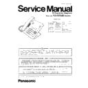 Panasonic KX-NT630RU-B Service Manual