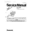 Panasonic KX-T7431X (serv.man3) Service Manual Simplified