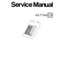 kx-t7440cb, kx-t7440c service manual