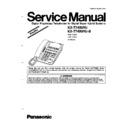 Panasonic KX-T7450RU, KX-T7450RU-B Service Manual Simplified