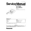 Panasonic KX-T7565X Service Manual