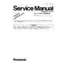 Panasonic KX-T7640X-B (serv.man2) Service Manual Supplement