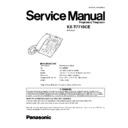 Panasonic KX-T7710CE Service Manual