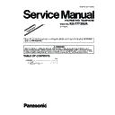 Panasonic KX-T7730UA (serv.man6) Service Manual Supplement