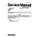 Panasonic KX-T7730UA Service Manual Supplement