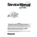 Panasonic KX-T7735RU, KX-T7735RUPP Service Manual