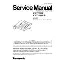 Panasonic KX-T7735X, KX-T7735X-B Service Manual
