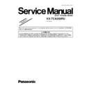 Panasonic KX-TCA255RU (serv.man2) Service Manual Supplement