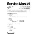 Panasonic KX-TD1232BX (serv.man4) Service Manual Simplified