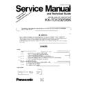 Panasonic KX-TD1232DBX Service Manual Supplement