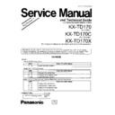 Panasonic KX-TD170, KX-TD170C, KX-TD170X Service Manual Supplement