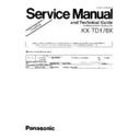 Panasonic KX-TD170X (serv.man2) Service Manual Simplified