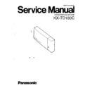 kx-td180c service manual