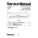 Panasonic KX-TD180X Service Manual Supplement