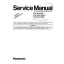Panasonic KX-TDA0166, KX-TDA0166XJ, KX-TDA0166X Service Manual Supplement