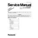 Panasonic KX-TDA100DRP (serv.man3) Service Manual Supplement