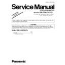 Panasonic KX-TDA3161XJ (serv.man3) Service Manual Supplement