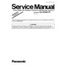 Panasonic KX-TDA6175 Service Manual Supplement