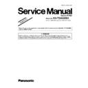 Panasonic KX-TDA620BX (serv.man3) Service Manual Supplement