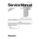 Panasonic KX-TES824CA, KX-TEM824CA Service Manual Supplement