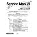 kx-tvp100bx (serv.man2) service manual supplement