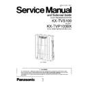 kx-tvs100, kx-tvp100bx service manual