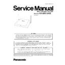 Panasonic KX-UDS124CE Service Manual