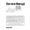 Panasonic KX-UT133RU, KX-UT133RU-B, KX-UT136RU, KX-UT136RU-B (serv.man3) Service Manual