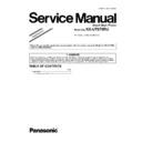 Panasonic KX-UT670RU Service Manual Supplement
