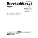 Panasonic CF-18KDHZXVM Service Manual Simplified