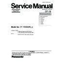 Panasonic CF-18KHHZB Service Manual Simplified