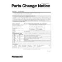 Panasonic CF-29 (serv.man10) Service Manual Parts change notice