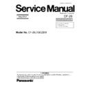 Panasonic CF-29LTQCZBM Service Manual Simplified