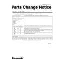 cf-30c, cf-30d service manual parts change notice
